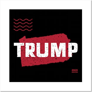 Trump Pennsylvania 2020 - Red Wave, Red State Posters and Art